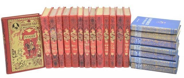 (24) BOOKS, SPANISH, BEN HUR, IVANHOE,