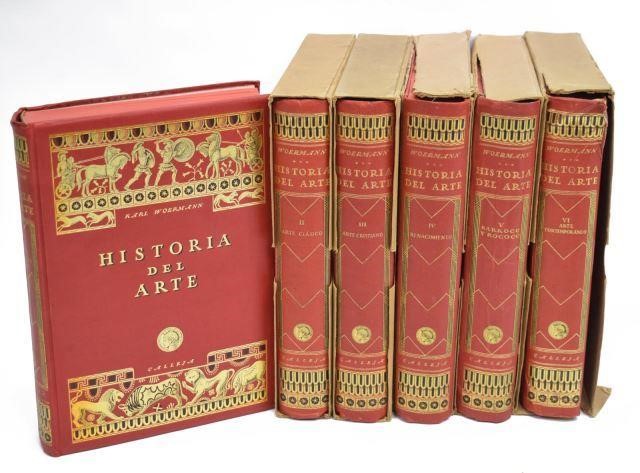 (6 VOLS) BOOKS: "HISTORIA DEL ARTE",