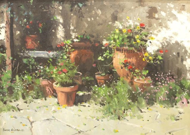 PETER BEADLE (B.1933) POTTED GARDEN