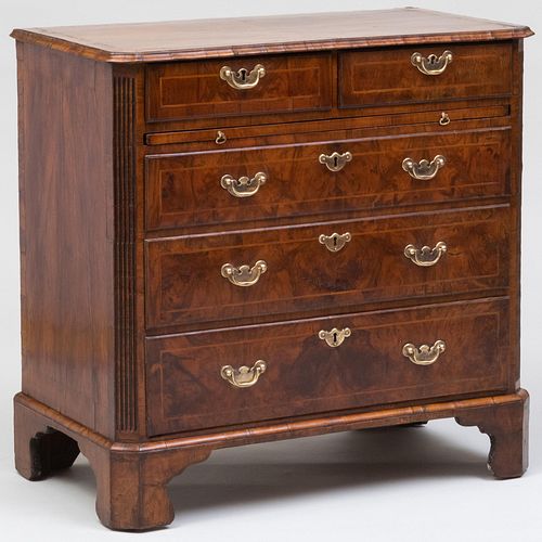 GEORGE II INLAID WALNUT CHEST OF 3bd09d