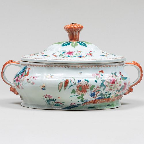 CHINESE EXPORT PORCELAIN TUREEN 3bd0a6