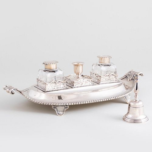 GORHAM STERLING SILVER INKSTAND