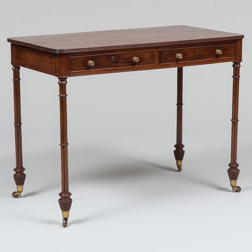 REGENCY STYLE MAHOGANY WRITING 3bd0dc