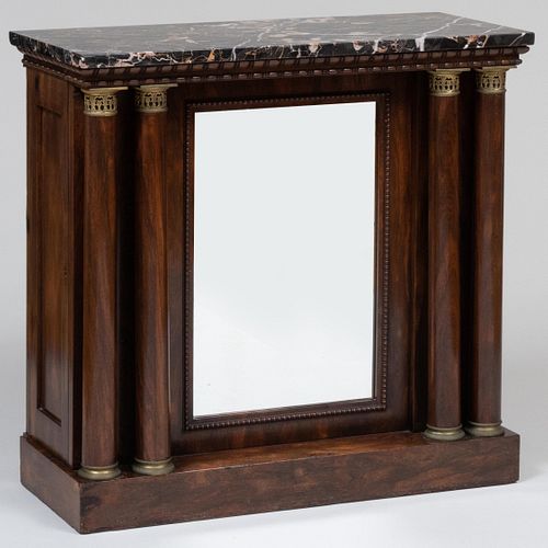 REGENCY ROSEWOOD CONSOLE TABLEFitted 3bd106