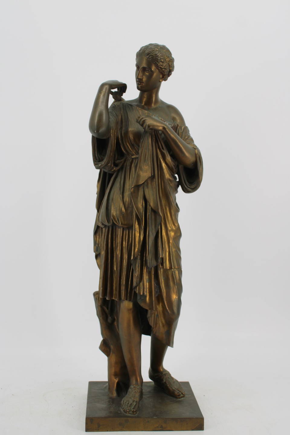 F. BARBIDIENNE SIGNED BRONZE CLASSICAL