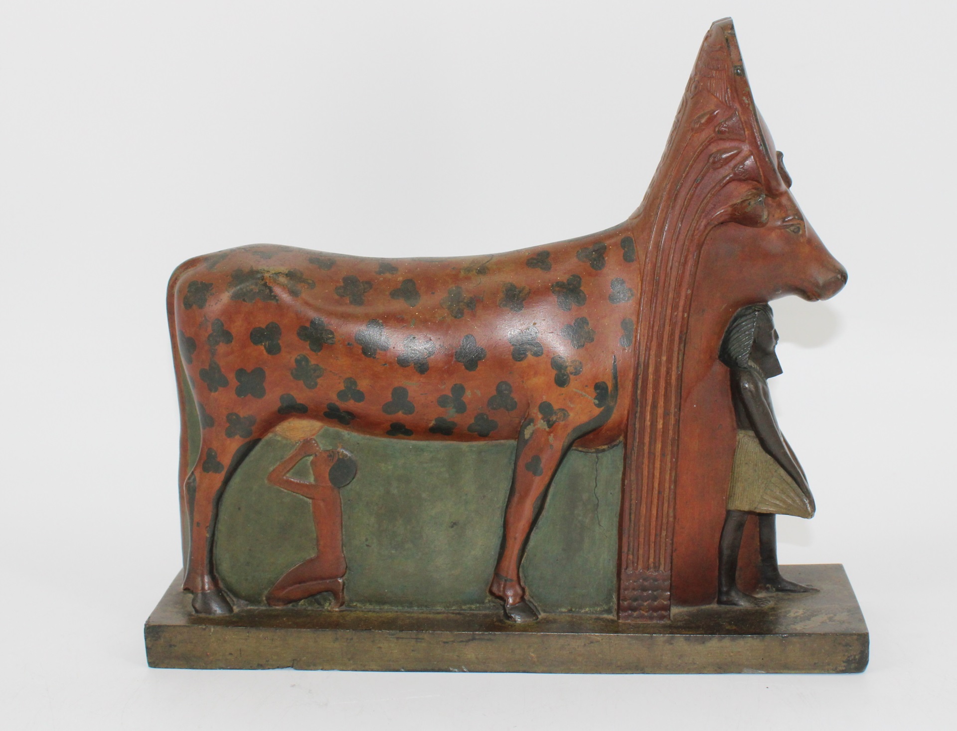 ANTIQUE EGYPTIAN REVIVAL PATINATED