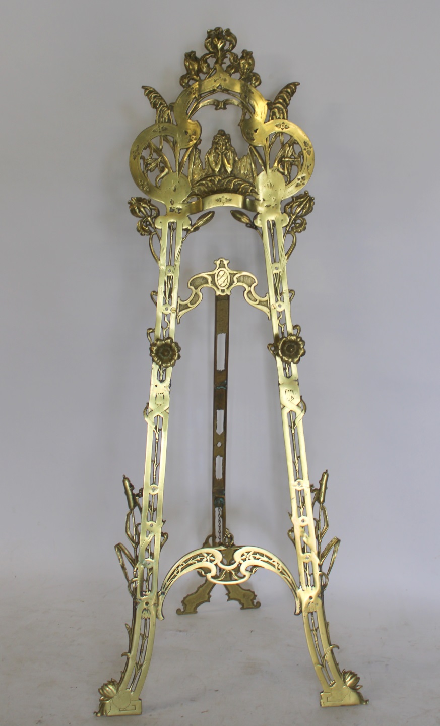 FINE QUALITY ART NOUVEAU BRASS