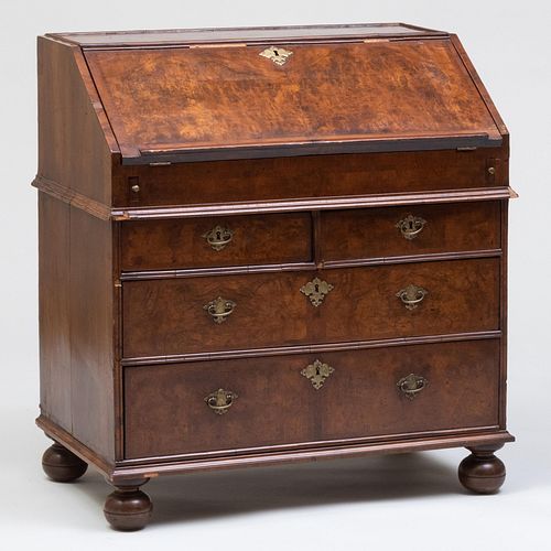 WILLIAM AND MARY INLAID BURL WALNUT 3bd1ec