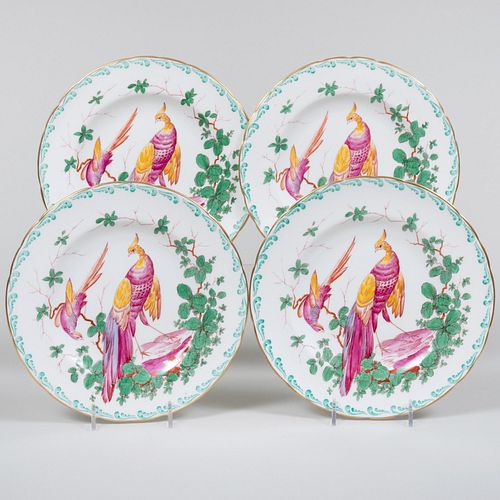 SET OF FOUR ROYAL CROWN DERBY DESSERT 3bd1f8