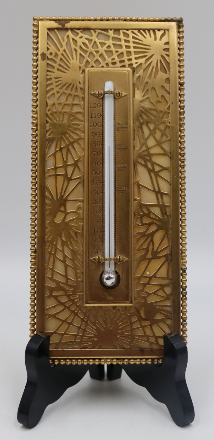 TIFFANY STUDIOS PINE NEEDLE THERMOMETER  3bd1f5