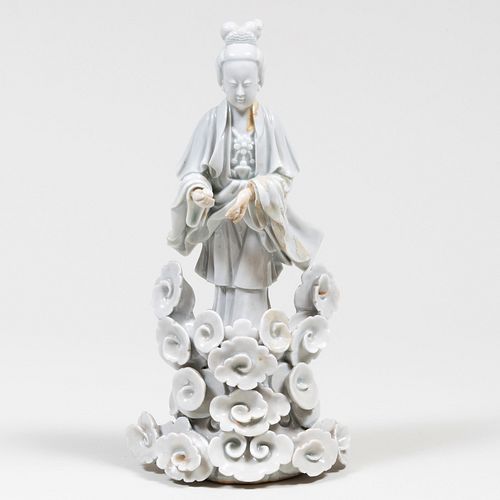 CHINESE WHITE GLAZED PORCELAIN