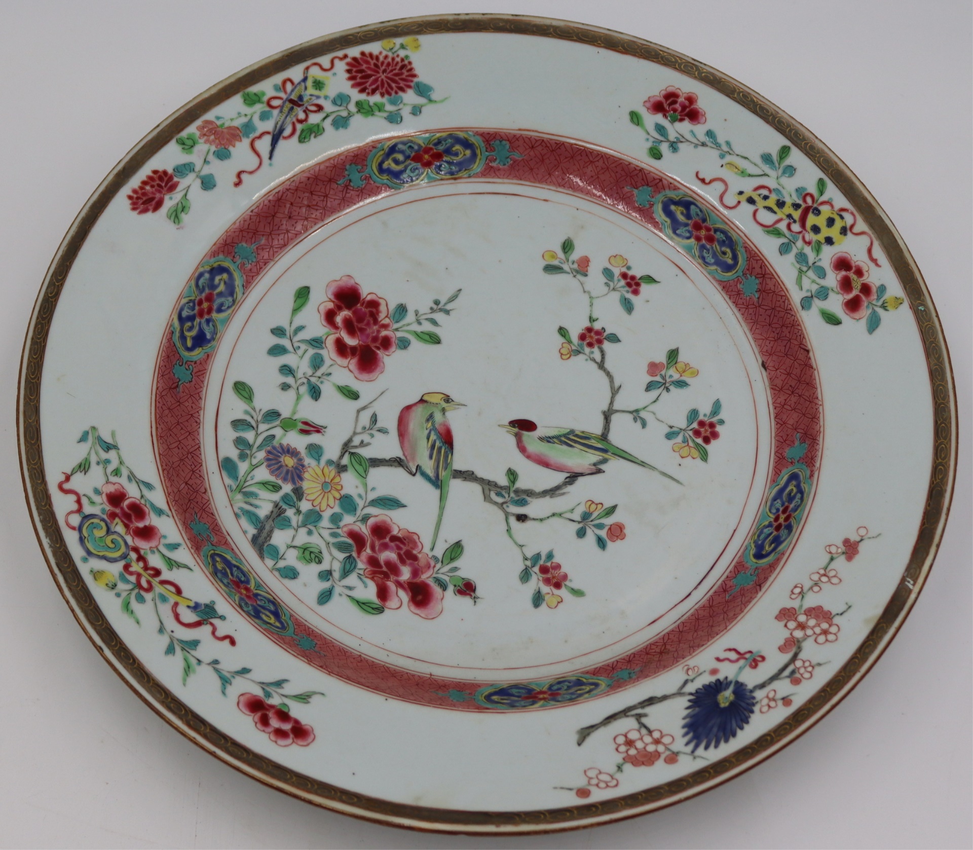 CHINESE FAMILLE ROSE ENAMEL DECORATED 3bd2d6