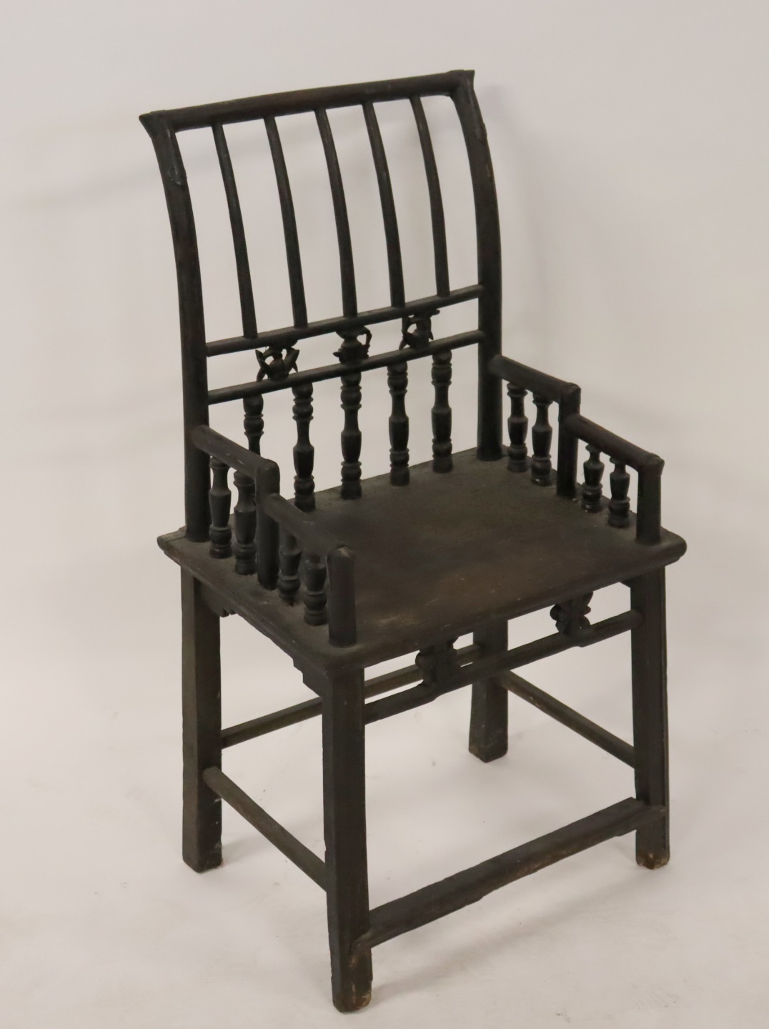 ANTIQUE CHINESE HARDWOOD CHAIR  3bd330