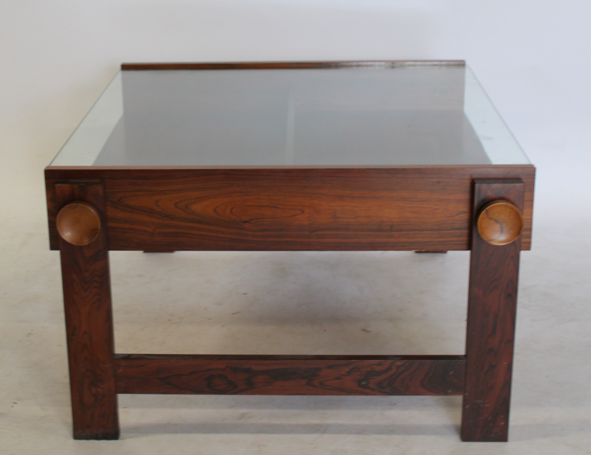 ROSEWOOD OCCASIONAL TABLE WITH