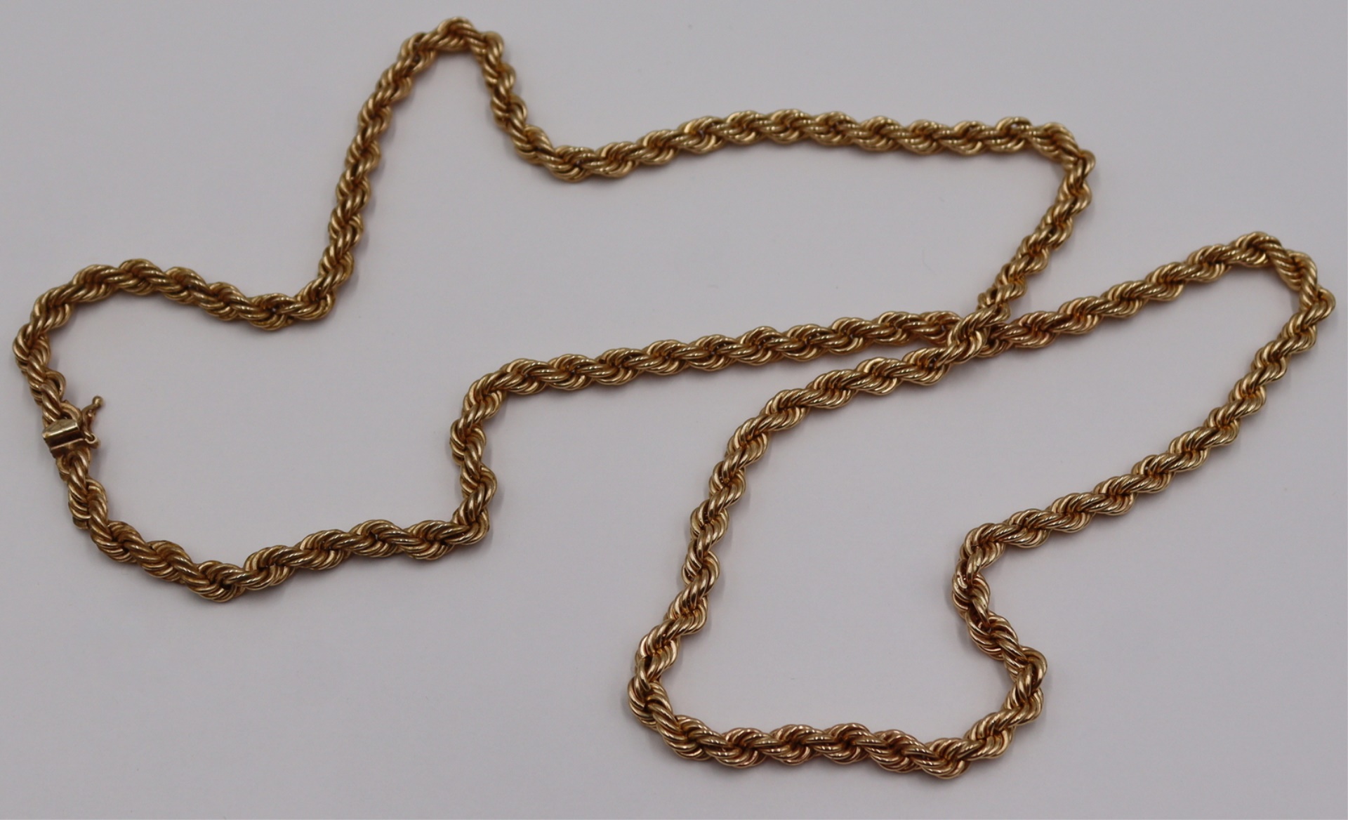 JEWELRY 14KT GOLD ROPE TWIST CHAIN 3bd3ea