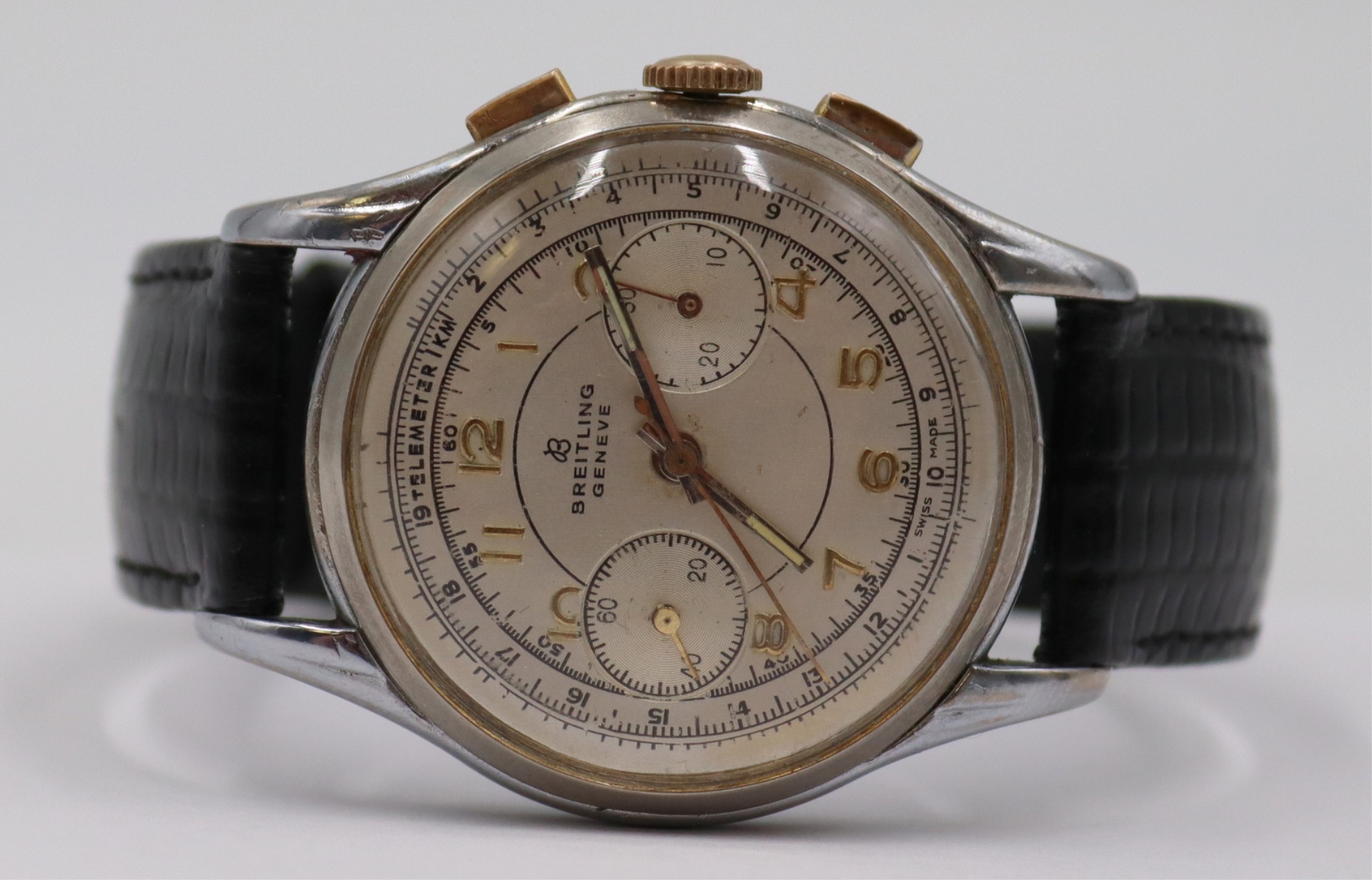 JEWELRY. VINTAGE BREITLING STAINLESS