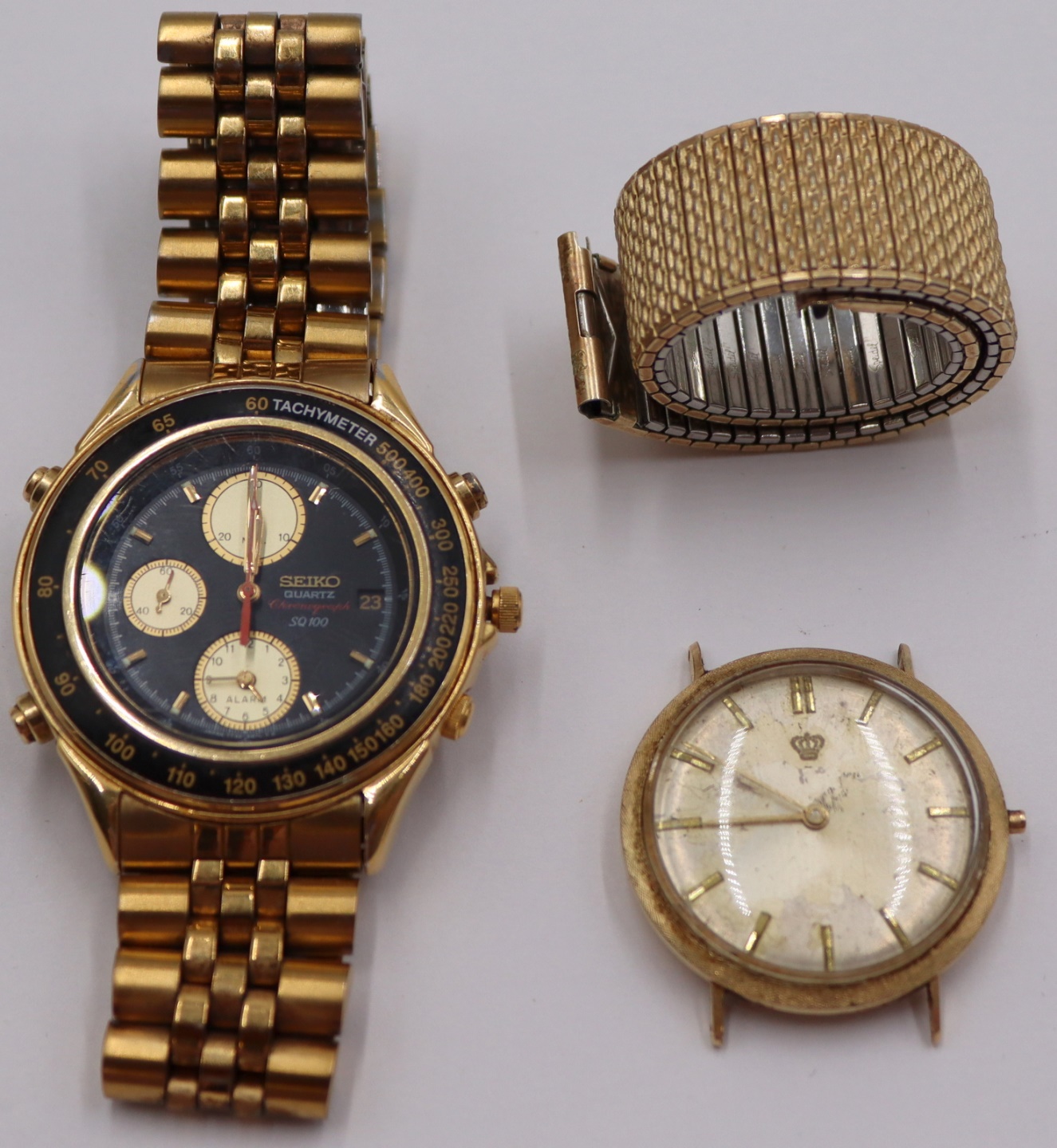 JEWELRY. MENS JULES JURGENSEN & SEIKO