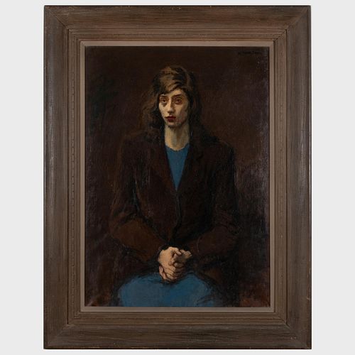 RAPHAEL SOYER 1899 1987 GIRL 3bd532