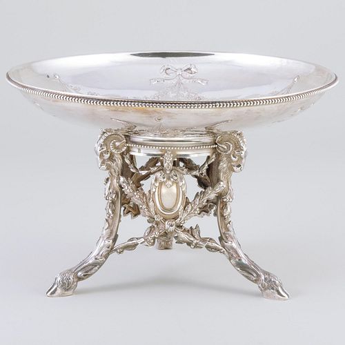 RUSSIAN SILVER CENTER BOWL WITH 3bd58d