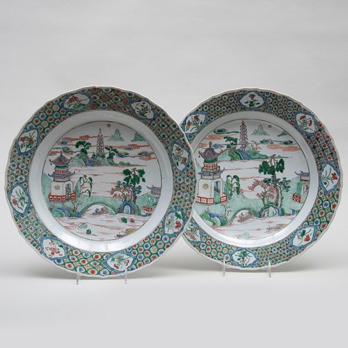 PAIR OF FAMILLE VERTE PORCELAIN 3bd5e6