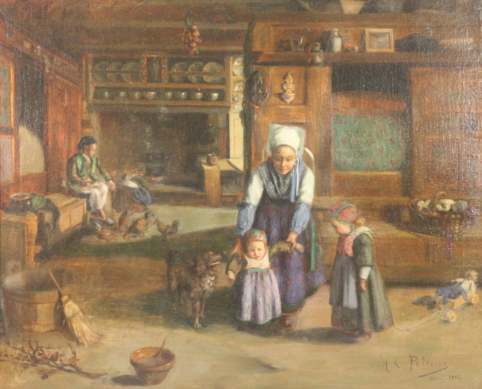 FRENCH SCHOOL (20TH CENTURY). Oil