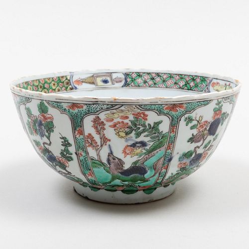 SMALL FAMILLE VERTE PORCELAIN BOWLBlue 3bd641