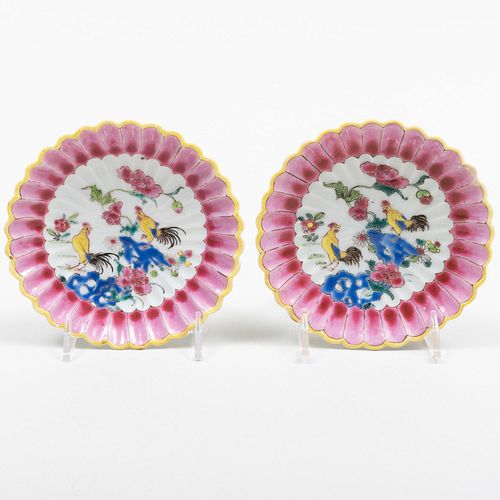 PAIR OF CHINESE FAMILLE ROSE PORCELAIN 3bd649