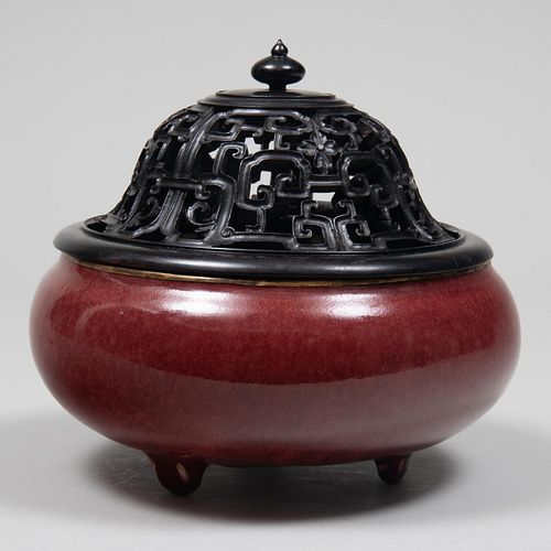 CHINESE COPPER RED GLAZED CENSOR 3bd662