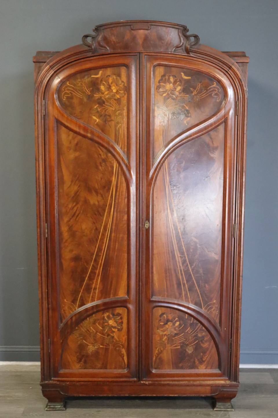 IMPRESSIVE ART NOUVEAU INLAID 2 3bd76d