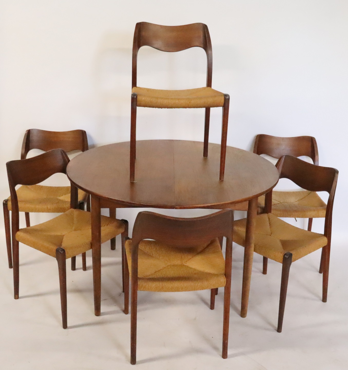 6 NIELS MOLLER CHAIRS TOGETHER