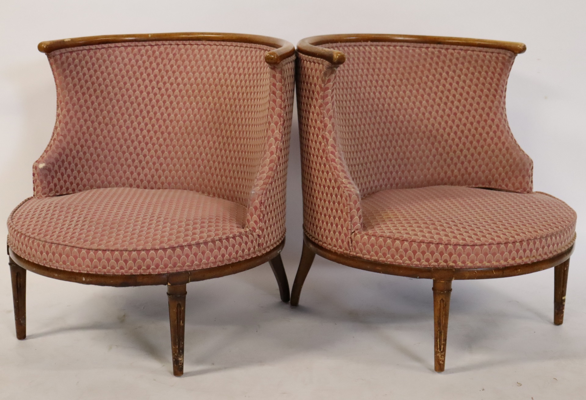 MIDCENTURY PAIR OF CURVED BACK 3bd79e