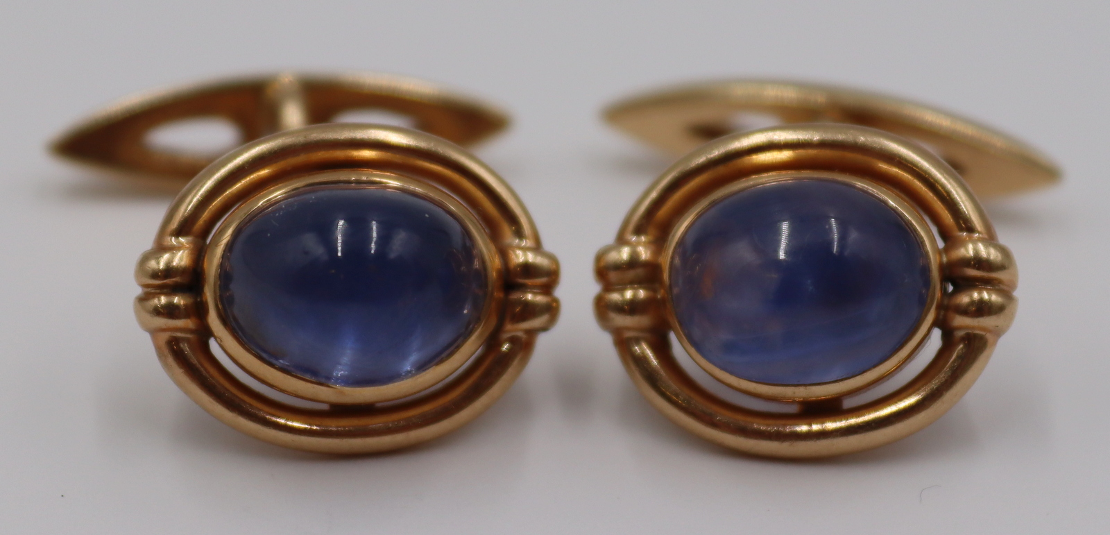 JEWELRY. PAIR OF 14KT GOLD COLORED