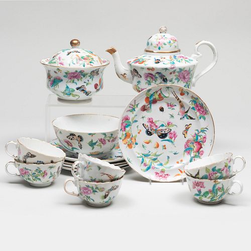 CHINESE CANTON FAMILLE ROSE PORCELAIN 3bd902