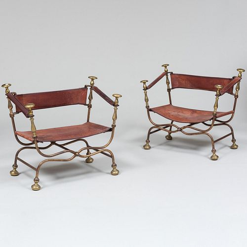 PAIR OF CONTINENTAL GILT IRON  3bd8fb