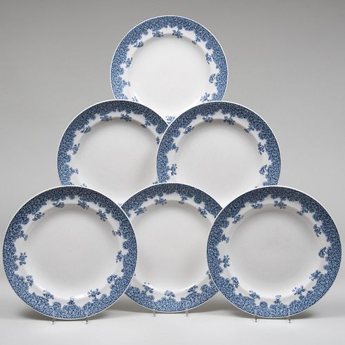 SET OF NINE WORCESTER PORCELAIN 3bd96c