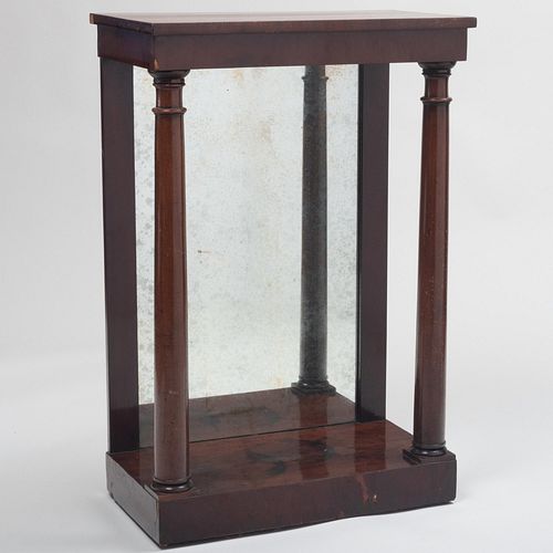 REGENCY STYLE MAHOGANY AND MIRRORED 3bd98a