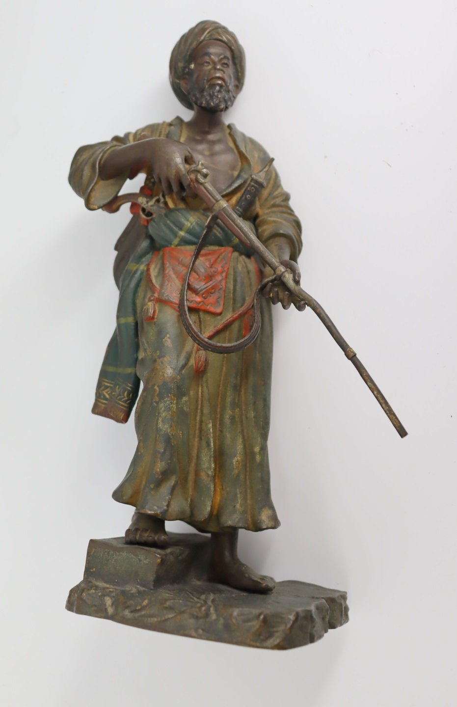 ANTIQUE COLD PAINTED BRONZE OF