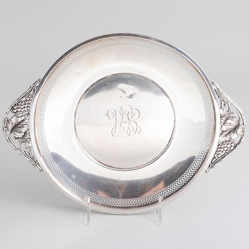 AMERICAN SILVER SERVING DISHMarked
