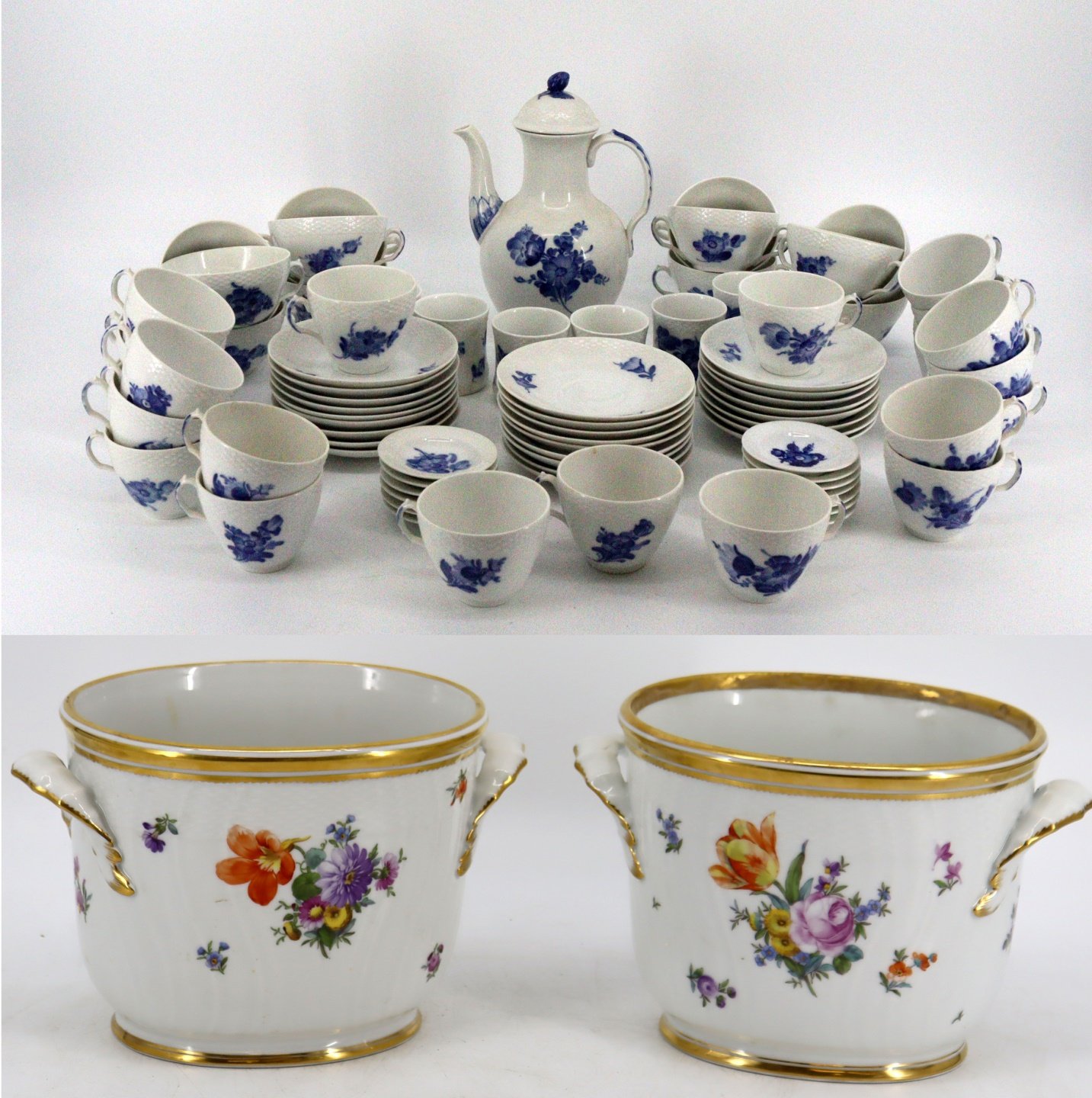 ROYAL COPENHAGEN PORCELAIN GROUPING