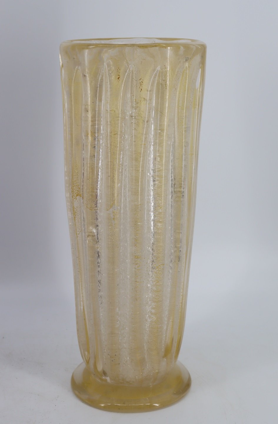 MURANO GLASS VASE SIGNED LUIGI  3bda37