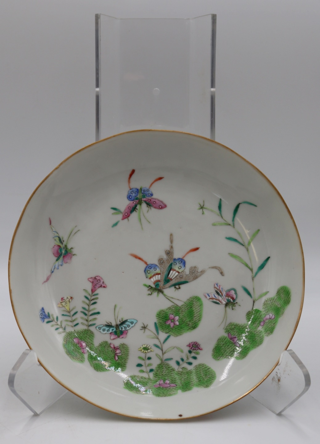 CHINESE FAMILLE ROSE ENAMEL DECORATED 3bda5a