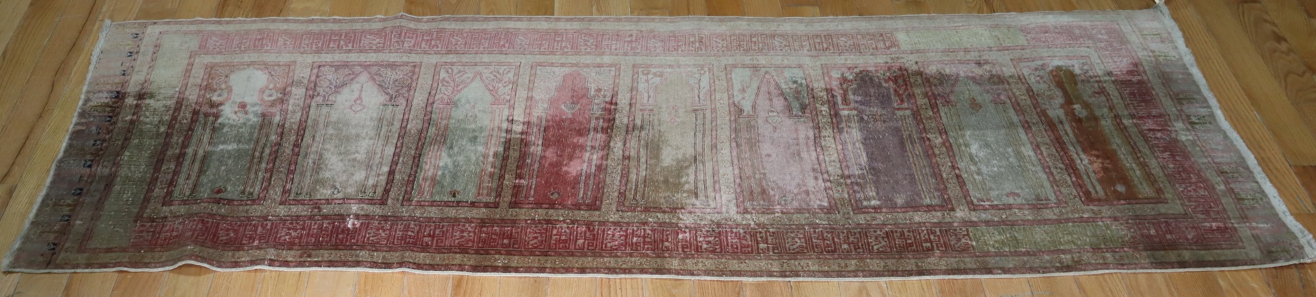ANTIQUE AND FINELY HAND WOVEN SILK 3bda7a