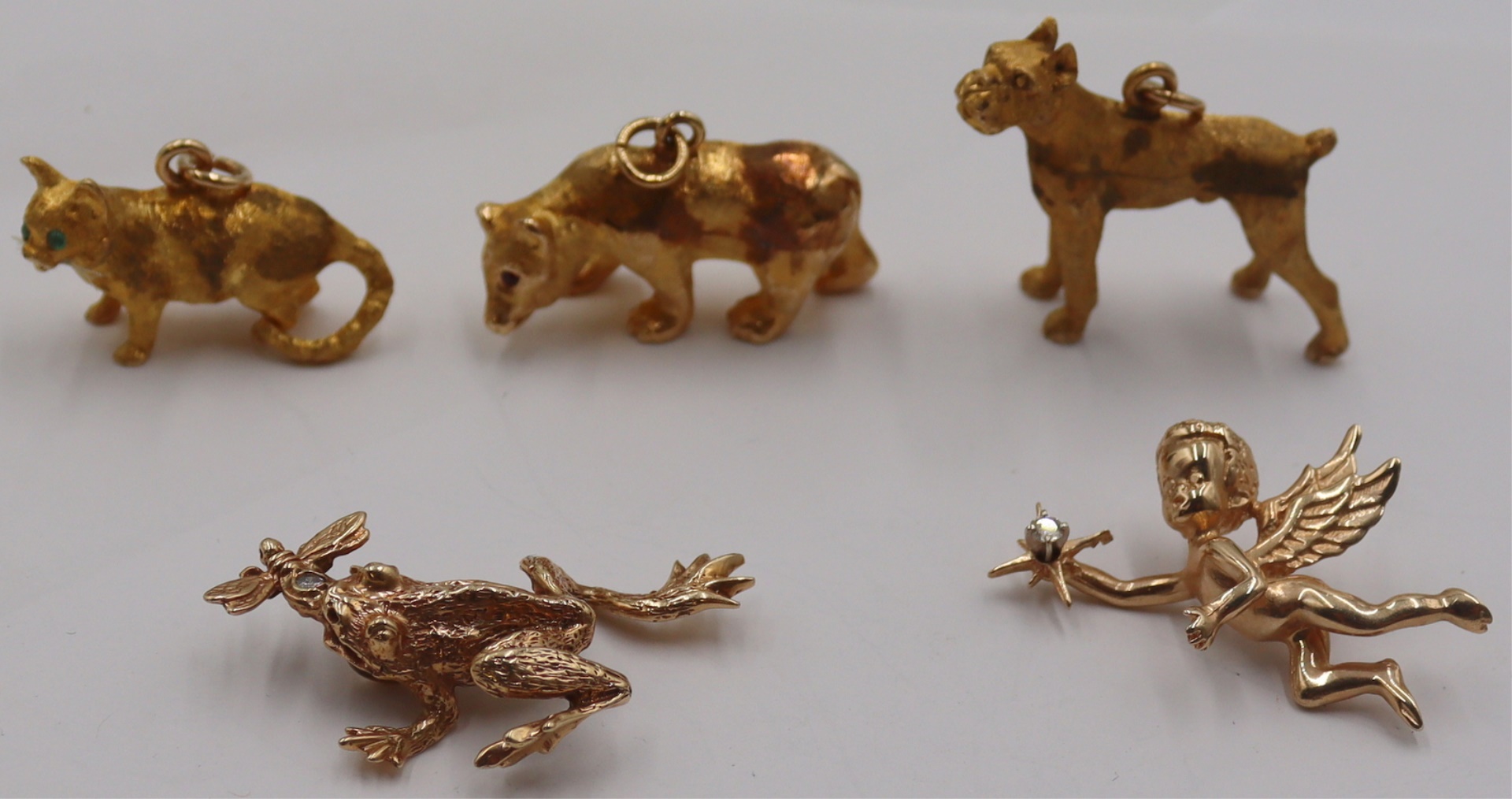 JEWELRY. ASSORTED GROUPING OF 14KT GOLD