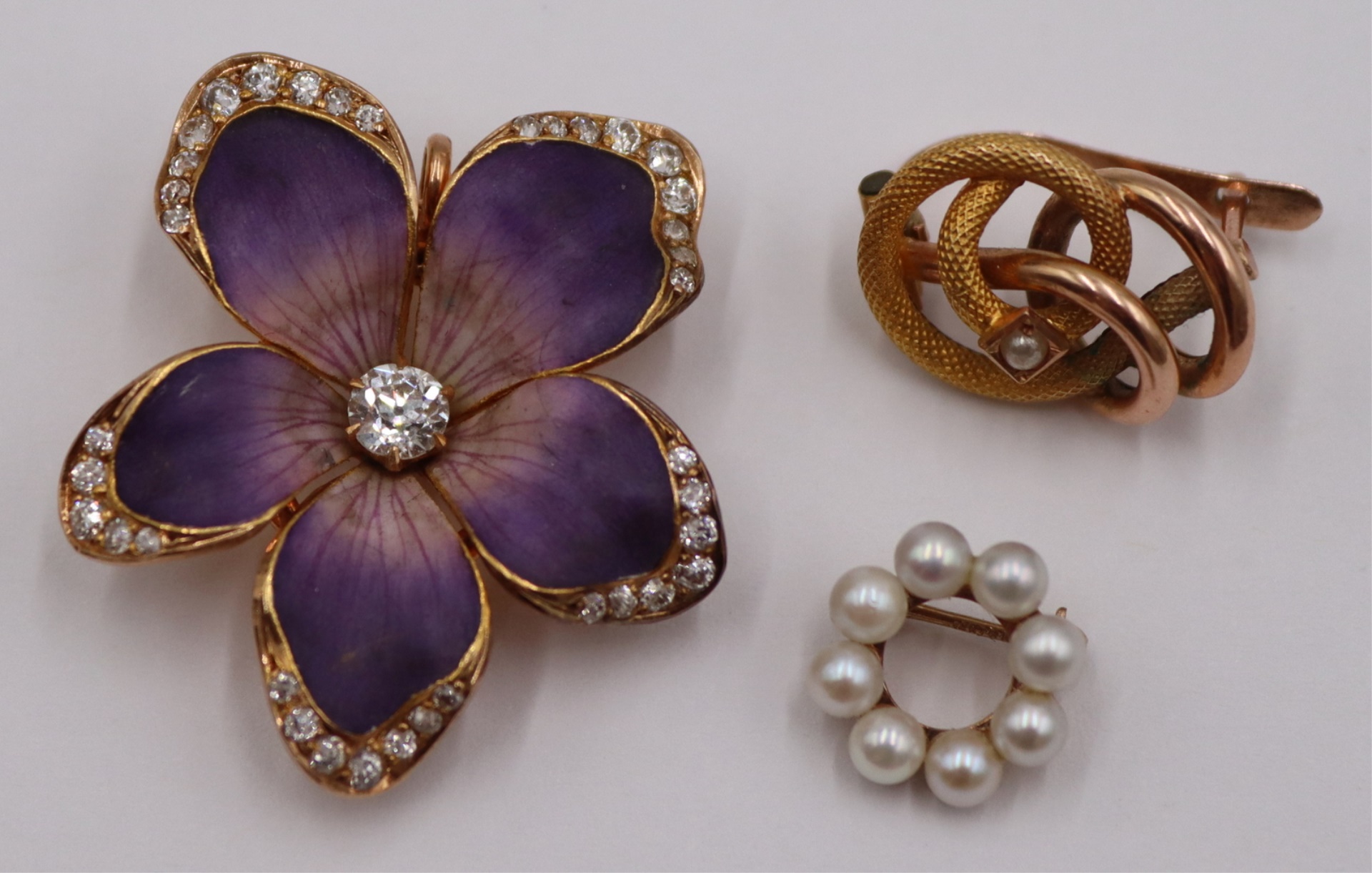 JEWELRY. VICTORIAN JEWELRY GROUPING.