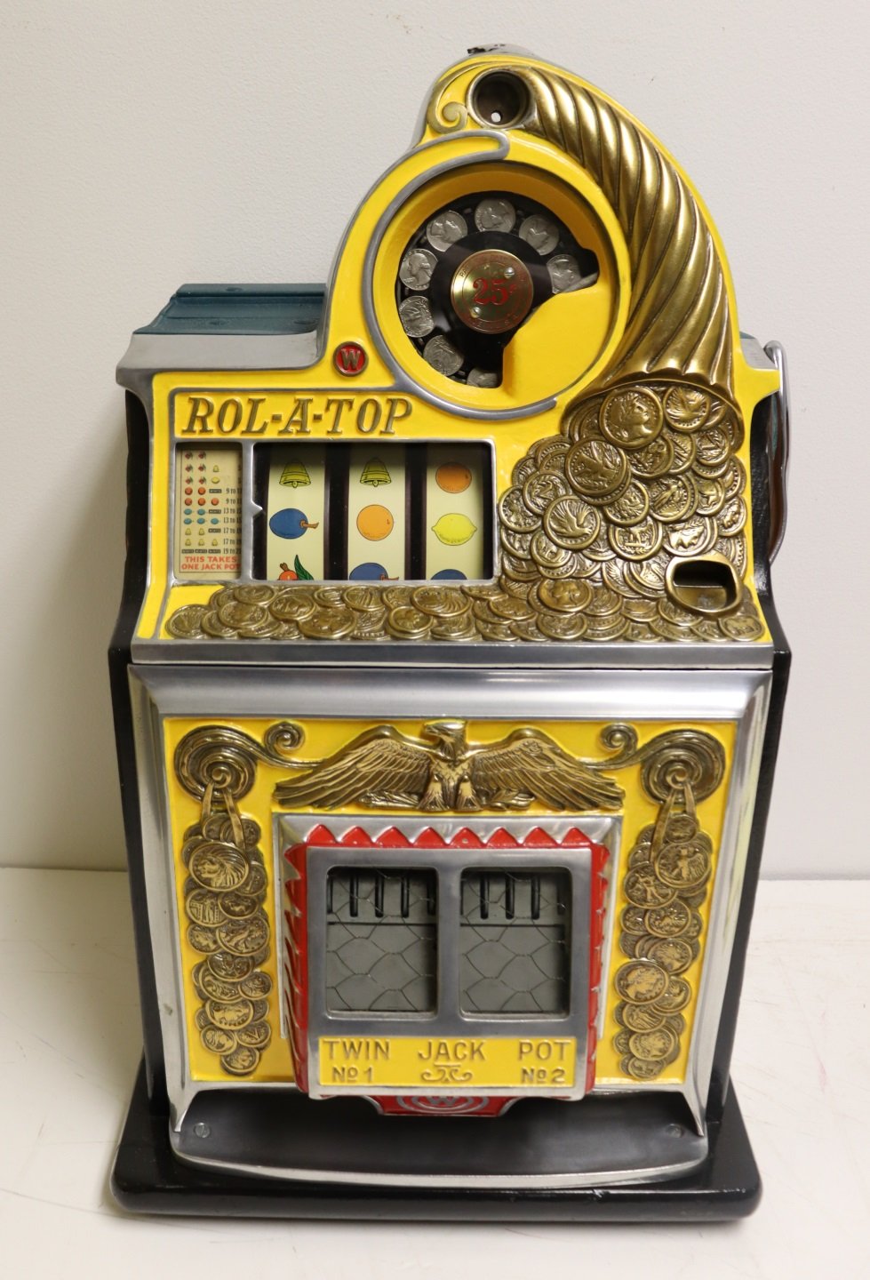 25¢ WATLING ROLL A TOP SLOT MACHINE