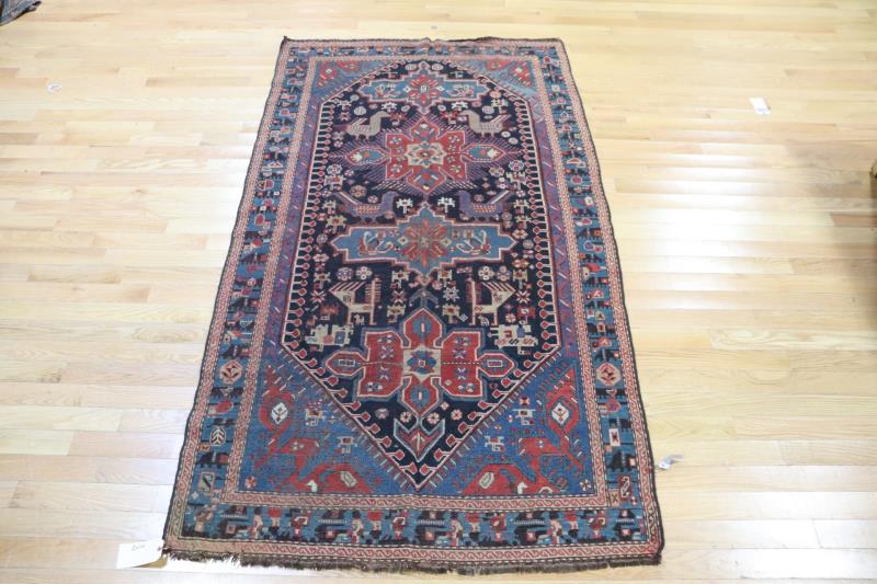 ANTIQUE AND FINELY HAND WOVEN KAZAK 3bdca2