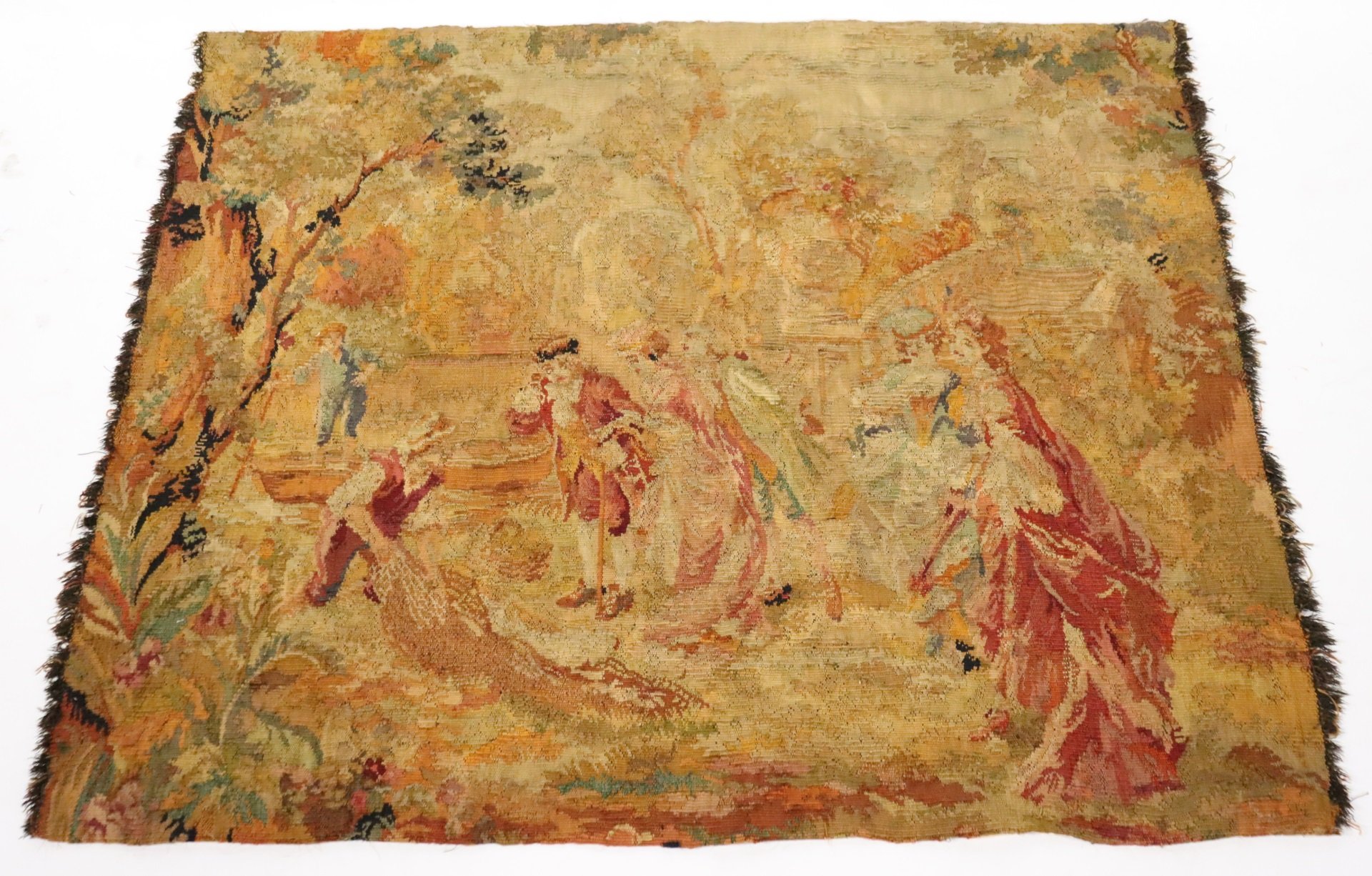 ANTIQUE PICTORIAL TAPESTRY From 3bdc9e