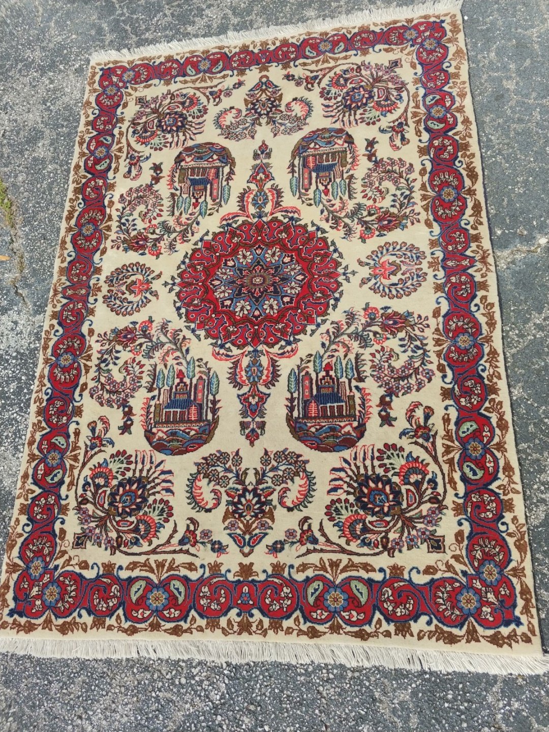 VINTAGE AND FINELY HAND WOVEN PERSIAN 3bdcb9