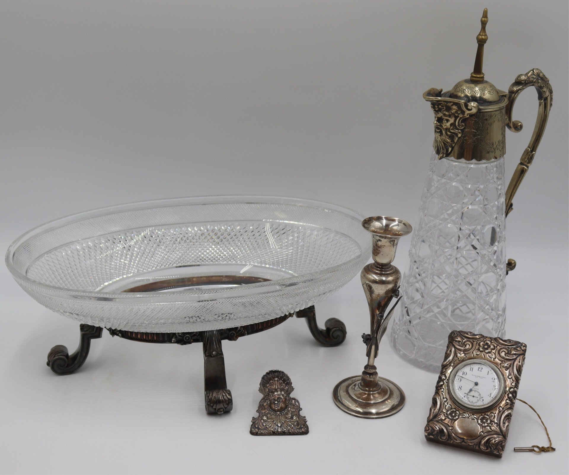 SILVER & SILVERPLATE. ASSORTED DECORATIVE