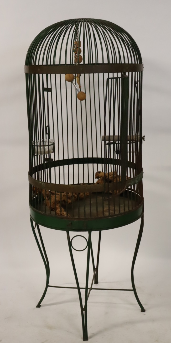 LARGE IRON BIRD PARROT CAGE  3bde37